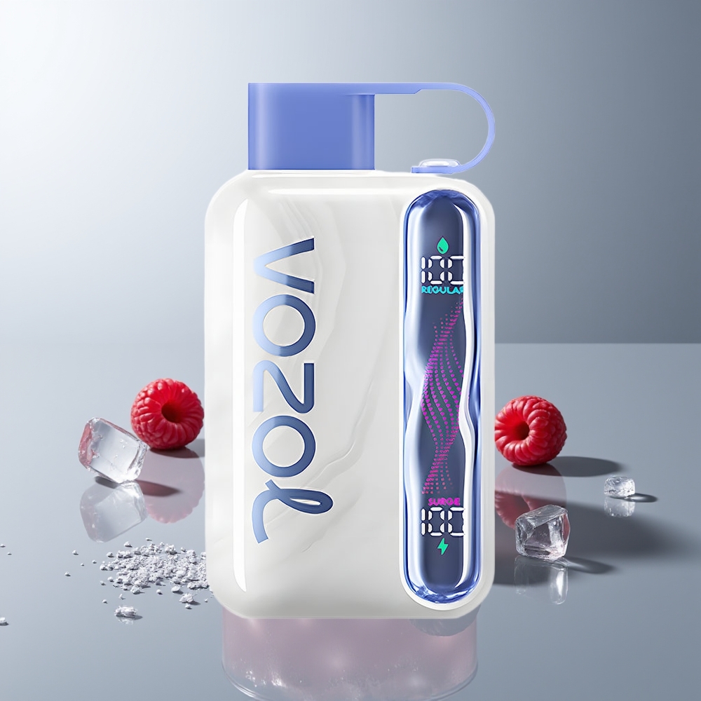 VOZOL STAR 40000 Pūkų Vienkartinės Elektroninės Cigaretės Mėlyna Avietės Ledas 1000mAh 20/50mg/ml Type-C
