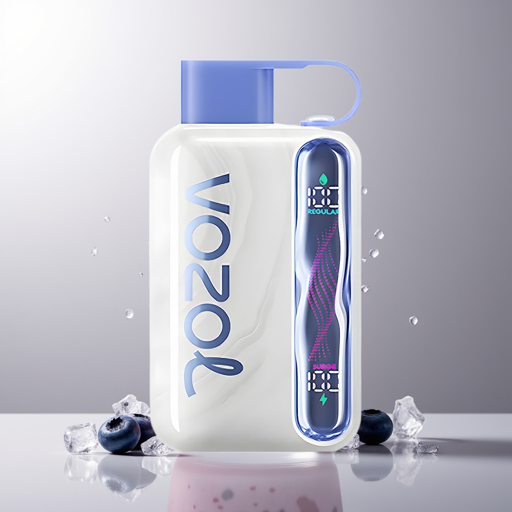 VOZOL STAR 40000 Pūkų Vienkartinis Vaporizatorius Mėlynųjų Uogų Ledas 1000mAh Type-C 20/50mg/ml