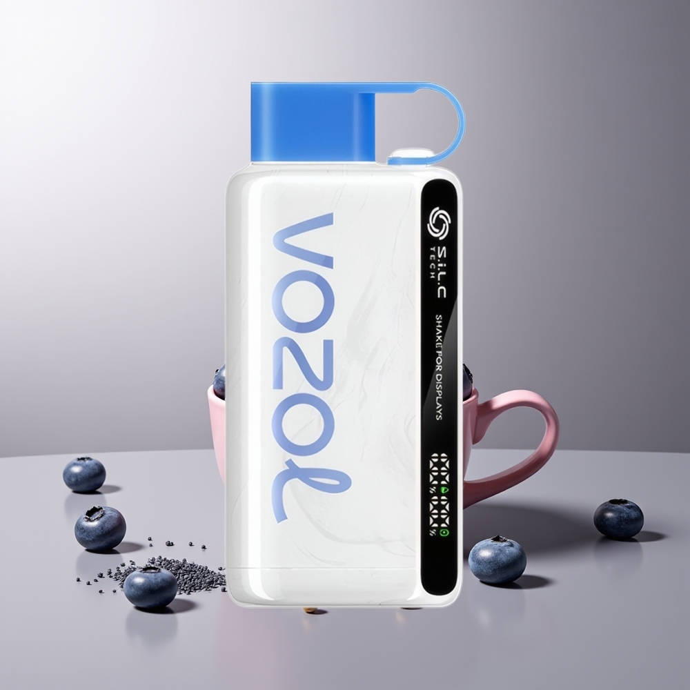 VOZOL STAR 9000/12000 Mėlynų Uogų Audra 650mAh S.i.L.C TECH 30% greitesnis įkrovimas
