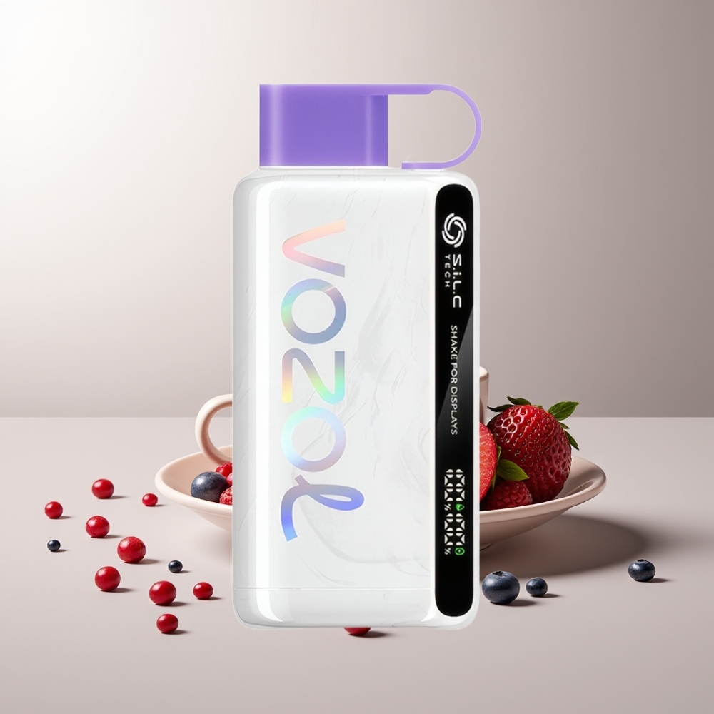 VOZOL STAR 9000/12000 Mišrios Uogos Vienkartinės Elektroninės Cigaretės S.i.L.C TECH 650mAh 0/20/50mg/ml