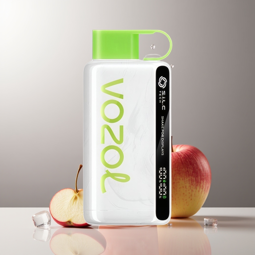 VOZOL STAR 9000/12000 Pūsų Vienkartinis Vapas Rūgščios Obeļos Ledas S.i.L.C TECH 650mAh 30% greitesnis įkrovimas