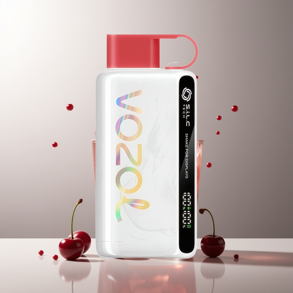 VOZOL STAR 9000/12000 Vienkartinė Vape Vyšnių Kola S.i.L.C TECH 650mAh 30% greitesnis įkrovimas