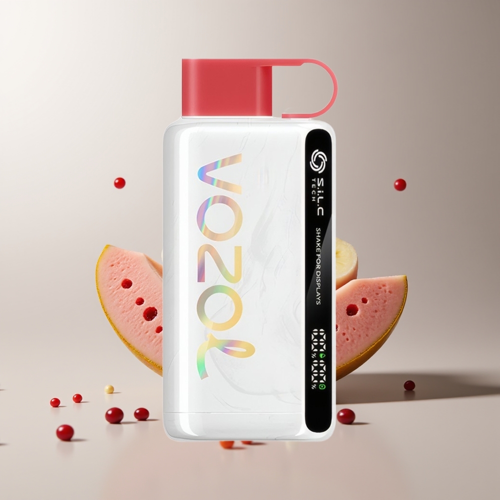 VOZOL STAR 9000/12000 Vienkartinis Vapas Drebuliai Bananai Vyšnios S.i.L.C TECH 650mAh 20mg/ml