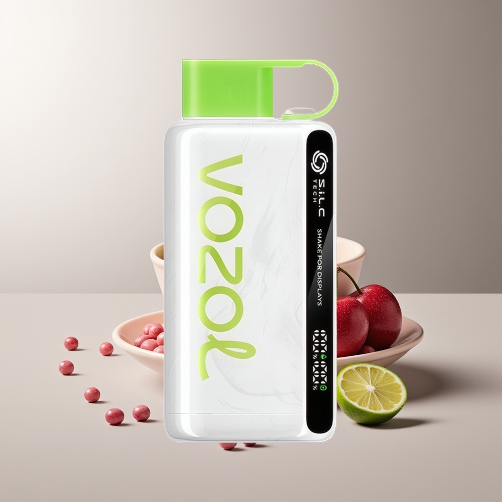 VOZOL STAR 9000/12000 Vienkartinis Vapas Vyšnia Citrina S.i.L.C TECH 650mAh 30% greitesnis įkrovimas