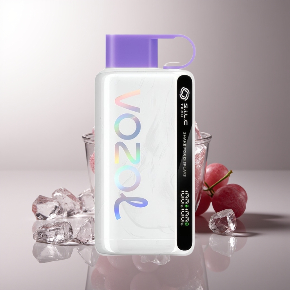 VOZOL STAR 9000/12000 Vienkartinis Vapas Vynuogių Ledas S.i.L.C TECH 650mAh 30% greitesnis įkrovimas