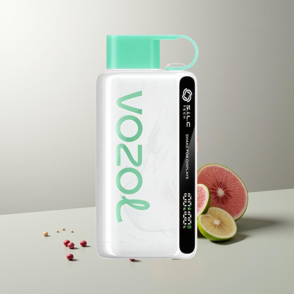 VOZOL STAR 9000/12000 Šaltasis Mėtų Išmetamasis Vaporizatorius Su S.i.L.C TECH, 650mAh Baterija, 30% Greitesniu Įkrovimu