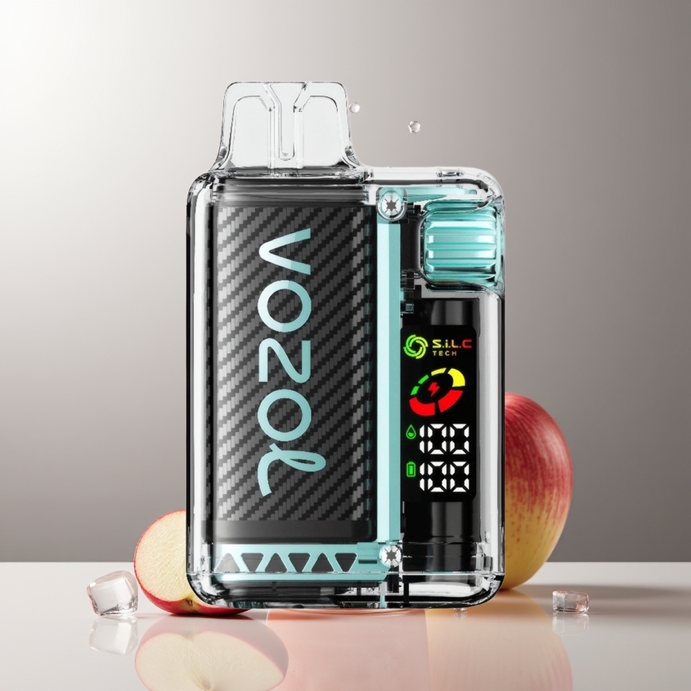 VOZOL Vista 20000 Pūkštelių Rūgštus Obuolys Ledas 650mAh 2% MCU