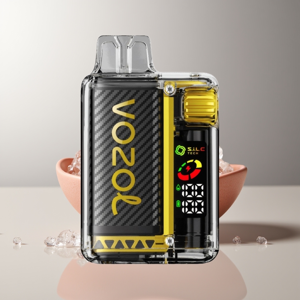 VOZOL Vista 20000 Pufų Mango Ledas Pakraunama Baterija 650mAh 2% Nikotino OLED Ekranas