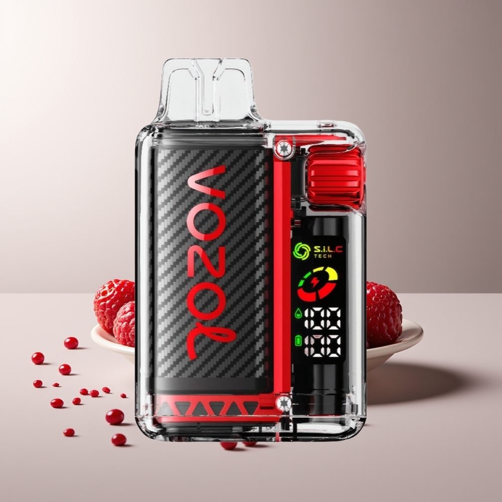 VOZOL Vista 20000 Puffs Braškė Avietė Vyšnia 650mAh 2% OLED
