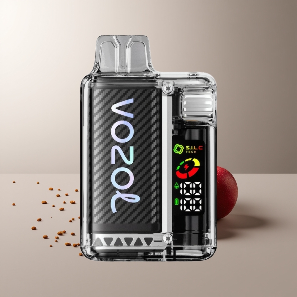 VOZOL Vista 20000 Puffs Vanilinės Kremo Tabakas S.i.L.C Tech Dual Mesh Coil 650mAh OLED Ekranas