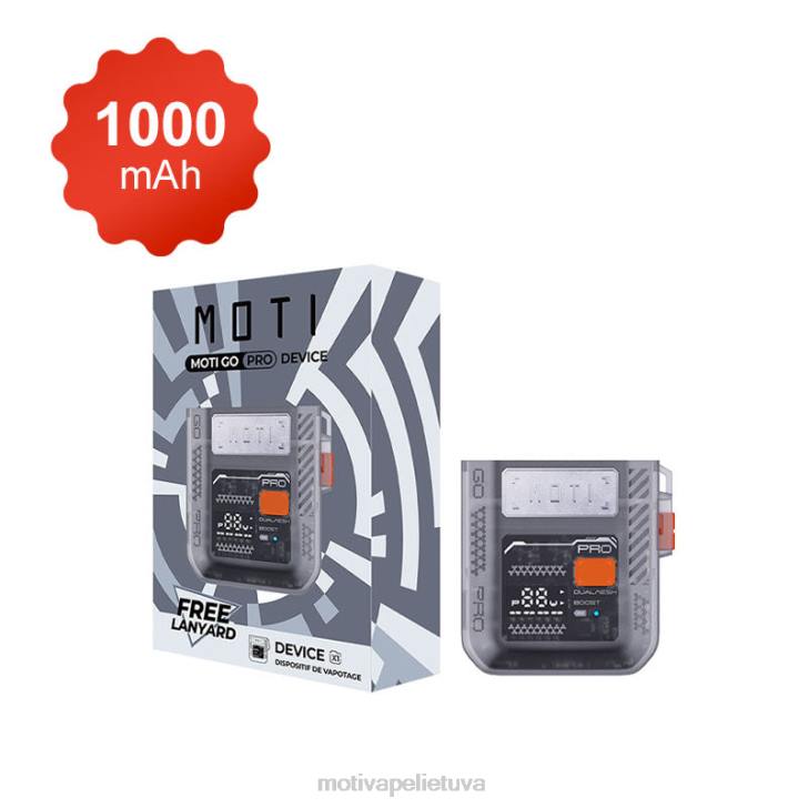 MOTI Vape Kit Lietuva T066119 | MOTI Go Pro prietaiso rinkinys 1000mah - vienkartinė pod sistema 1 vnt