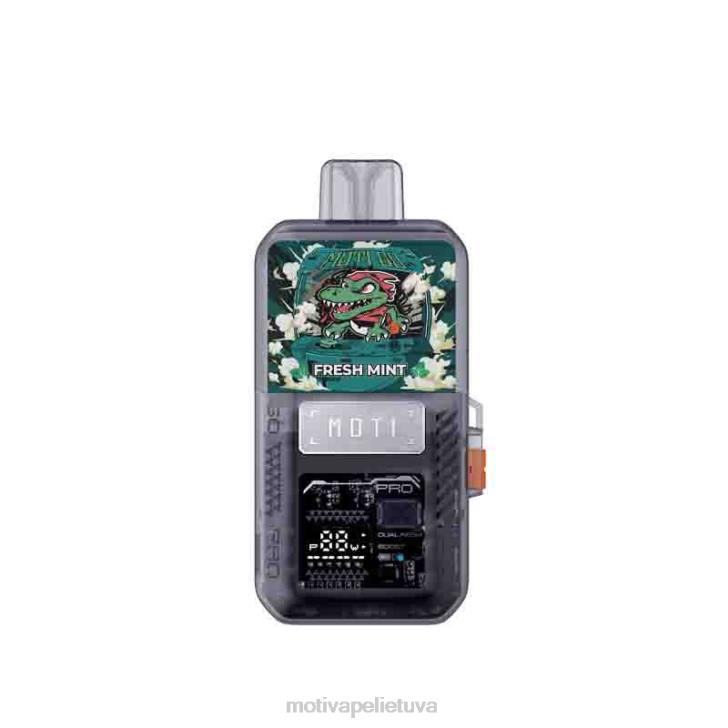 MOTI Vape Near Me T06680 | MOTI Go Pro vienkartinė dėžutė+prietaisas šviežių mėtų