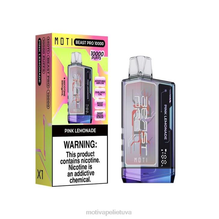 MOTI Vape Disposable T06644 | MOTI Beast Pro vienkartiniai garai (5%, 10000 įkvėpimų) šviežių mėtų