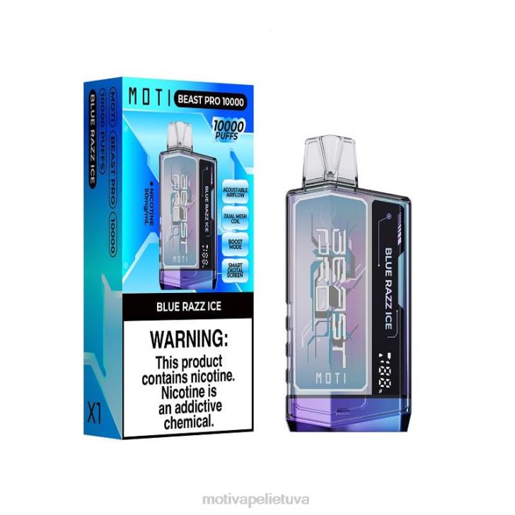 MOTI Vape Disposable T06644 | MOTI Beast Pro vienkartiniai garai (5%, 10000 įkvėpimų) šviežių mėtų