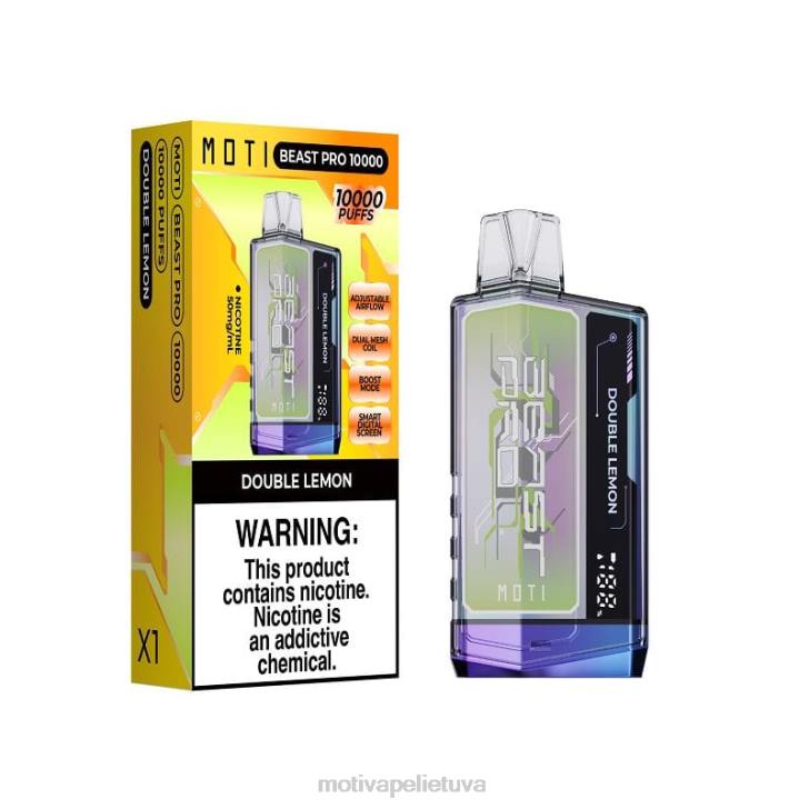 MOTI Vape Kit Lietuva T06649 | MOTI Beast Pro vienkartiniai garai (5%, 10000 įkvėpimų) vaivorykštinis debesis