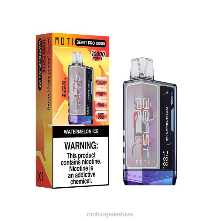 MOTI Vape Near Me T06640 | MOTI Beast Pro vienkartiniai garai (5%, 10000 įkvėpimų) mėlynas razz ledas