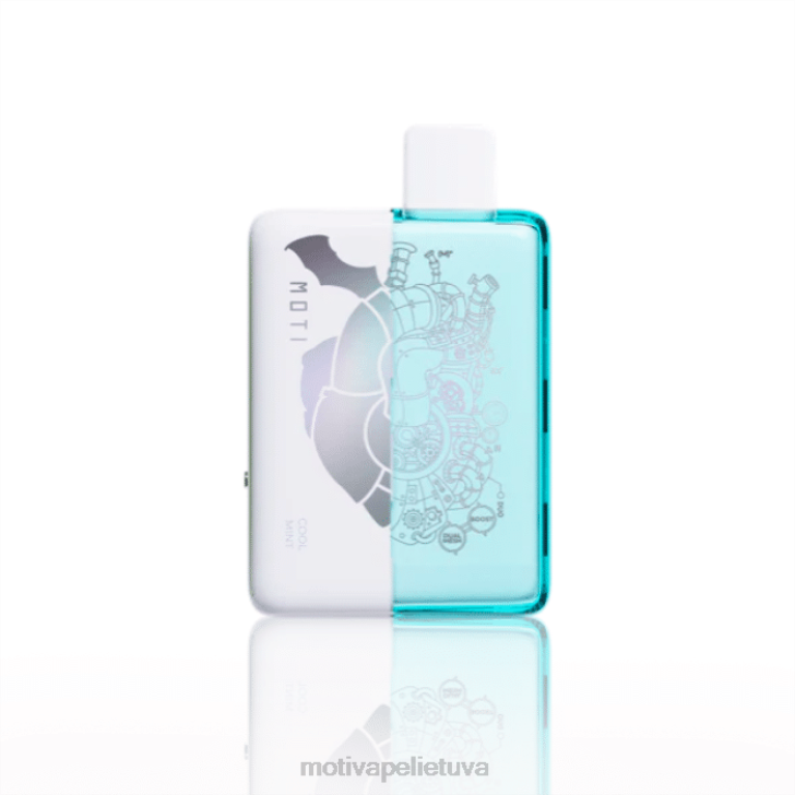 MOTI Vape Refill Lietuva T06665 | MOTI Duo 9000 vienkartinių garų (5%, 9000 įkvėpimų) rūgštus obuolių ledas
