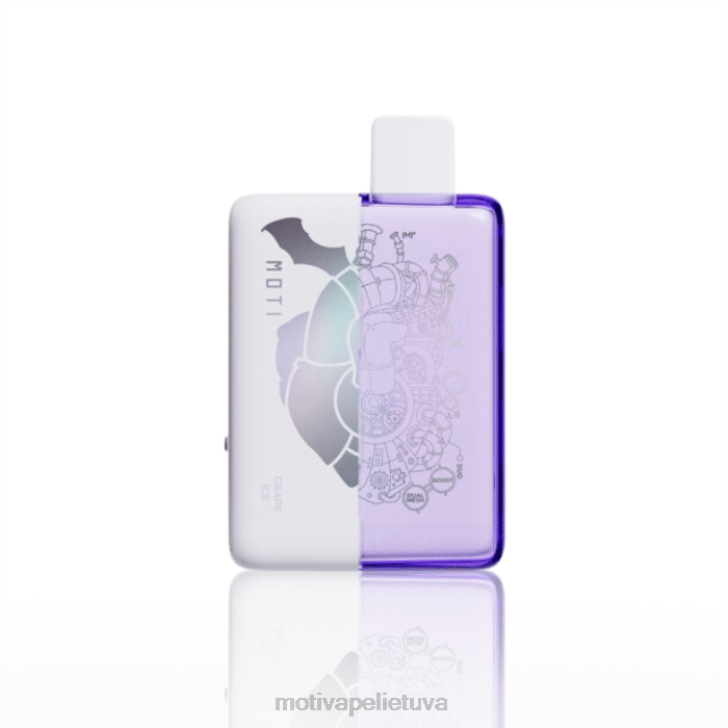 MOTI Vape Refill Lietuva T06665 | MOTI Duo 9000 vienkartinių garų (5%, 9000 įkvėpimų) rūgštus obuolių ledas
