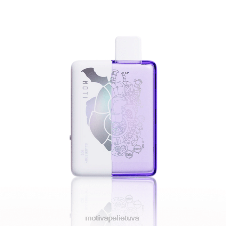 MOTI Vape Refill Lietuva T06665 | MOTI Duo 9000 vienkartinių garų (5%, 9000 įkvėpimų) rūgštus obuolių ledas