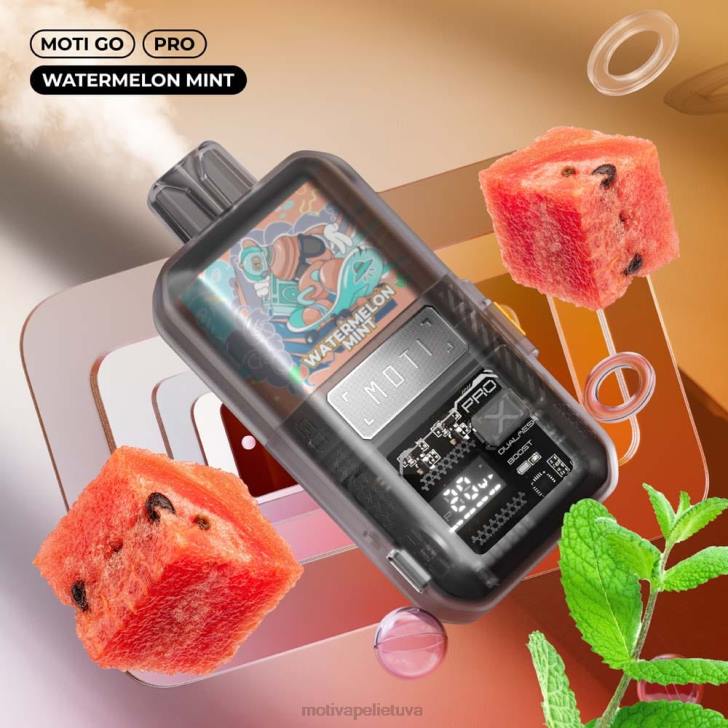 MOTI Vape Near Me T06620 | MOTI Go Pro vienkartiniai garai (5%, 12000 išpūtimų) rūgštus obuolių ledas