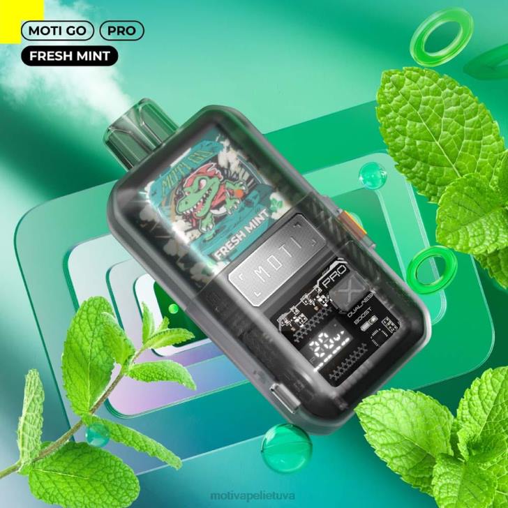 MOTI Vape Near Me T06620 | MOTI Go Pro vienkartiniai garai (5%, 12000 išpūtimų) rūgštus obuolių ledas