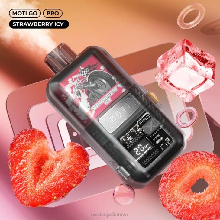 MOTI Vape Price T06616 | MOTI Go Pro vienkartiniai garai (5%, 12000 išpūtimų) šviežių mėtų