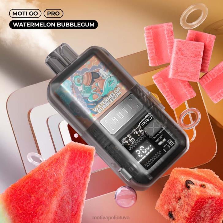 MOTI Vape Price T06616 | MOTI Go Pro vienkartiniai garai (5%, 12000 išpūtimų) šviežių mėtų