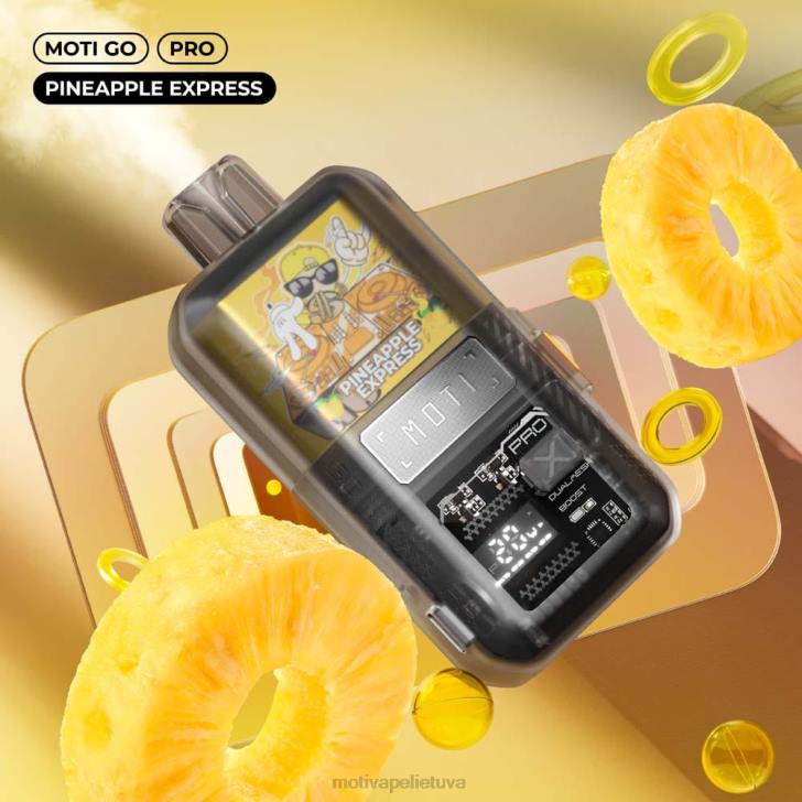 MOTI Vape Price T06616 | MOTI Go Pro vienkartiniai garai (5%, 12000 išpūtimų) šviežių mėtų
