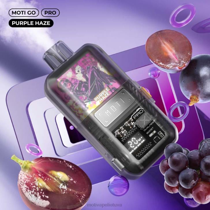 MOTI Vape Price T06616 | MOTI Go Pro vienkartiniai garai (5%, 12000 išpūtimų) šviežių mėtų