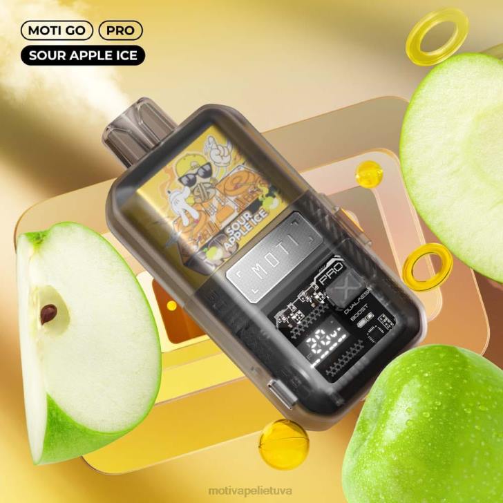 MOTI Vape Price T06616 | MOTI Go Pro vienkartiniai garai (5%, 12000 išpūtimų) šviežių mėtų