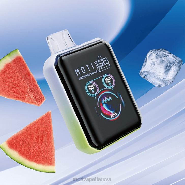 MOTI Vape Refill Lietuva T0665 | MOTI Triplus 20 000 vienkartinių garų (5%, 20 000 įkvėpimų) Majamio mėtų