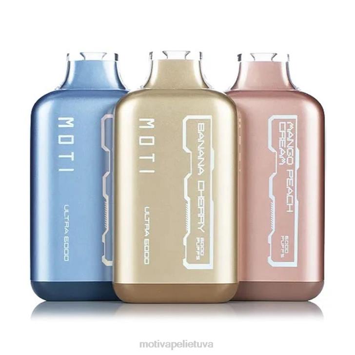 MOTI Vape Charging Lietuva T06627 | MOTI Ultra vienkartiniai garai (5%, 6000 įkvėpimų) mėlynas razz ledas