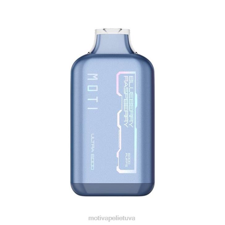 MOTI Vape Charging Lietuva T06627 | MOTI Ultra vienkartiniai garai (5%, 6000 įkvėpimų) mėlynas razz ledas