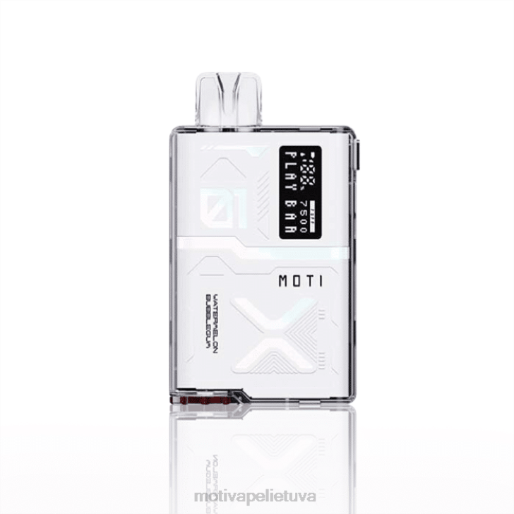 MOTI Vape Charging Lietuva T06657 | MOTI Play Bar 7500 vienkartinių garų (5%, 7500 įkvėpimų) vaivorykštinis debesis