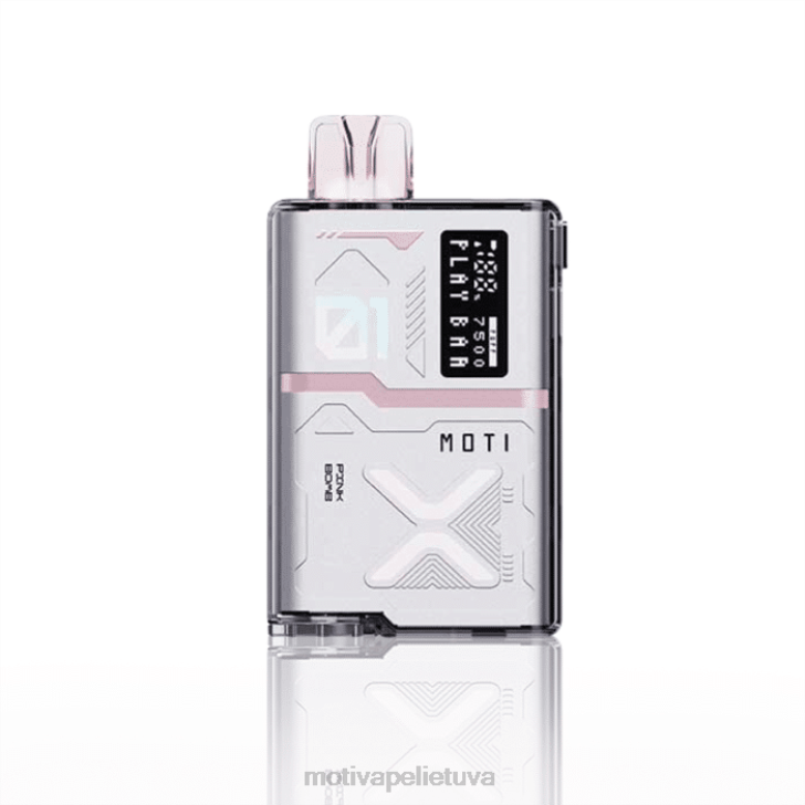 MOTI Vape Charging Lietuva T06657 | MOTI Play Bar 7500 vienkartinių garų (5%, 7500 įkvėpimų) vaivorykštinis debesis