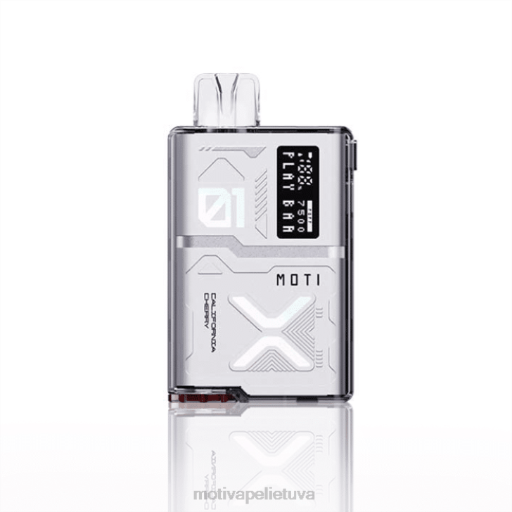 MOTI Vape Charging Lietuva T06657 | MOTI Play Bar 7500 vienkartinių garų (5%, 7500 įkvėpimų) vaivorykštinis debesis