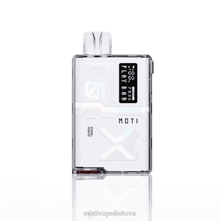 MOTI Vape Charging Lietuva T06657 | MOTI Play Bar 7500 vienkartinių garų (5%, 7500 įkvėpimų) vaivorykštinis debesis